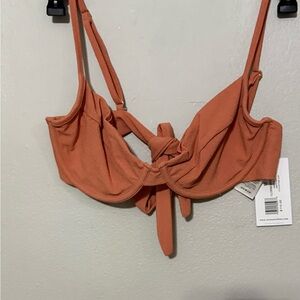 WeWoreWhat Cottage Clay Bikini Top